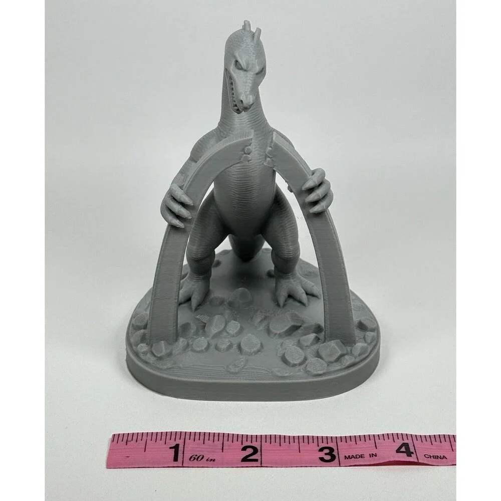 The Giant Behemoth (1959) Attacks The St. Louis Arch Paintable Toy